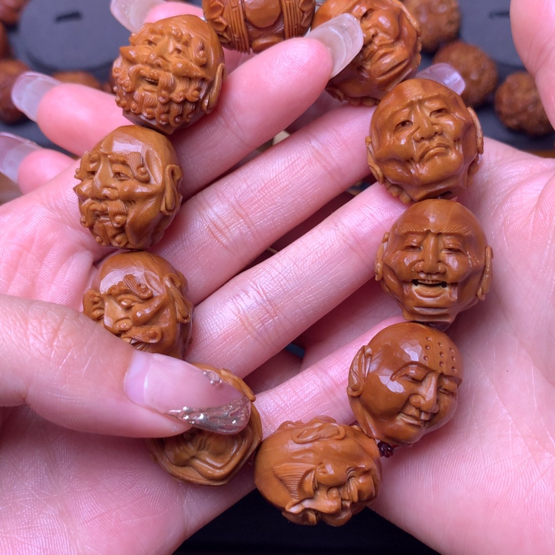 橄榄核手串/手链十八罗汉