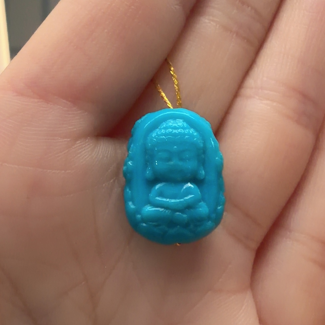 绿松石未镶嵌颈饰