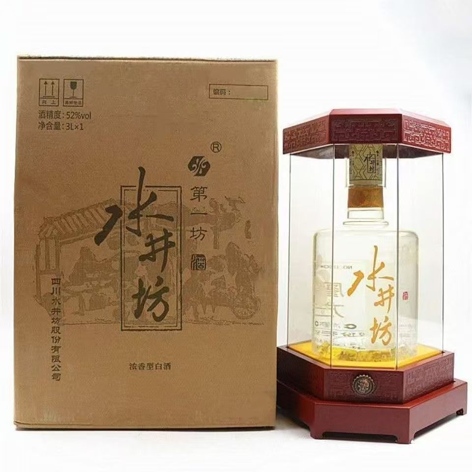 水井坊 第一坊酒井台 3L  6斤大坛装52度浓香型酒 收藏礼酒52度