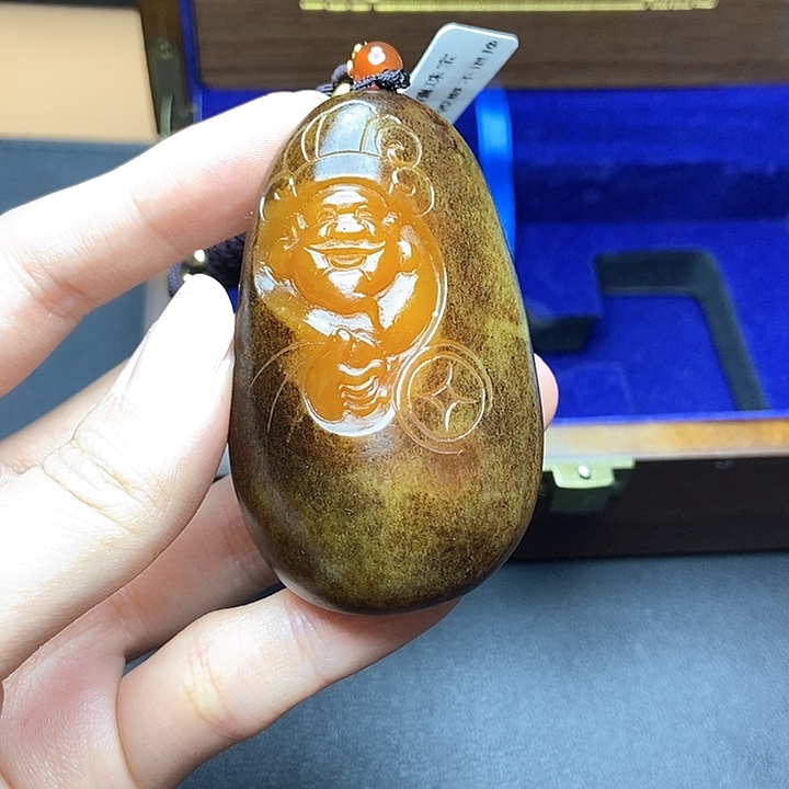 和田玉挂件未镶嵌双**车N