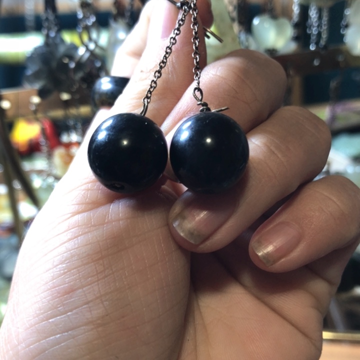 岫玉岫玉耳环未镶嵌