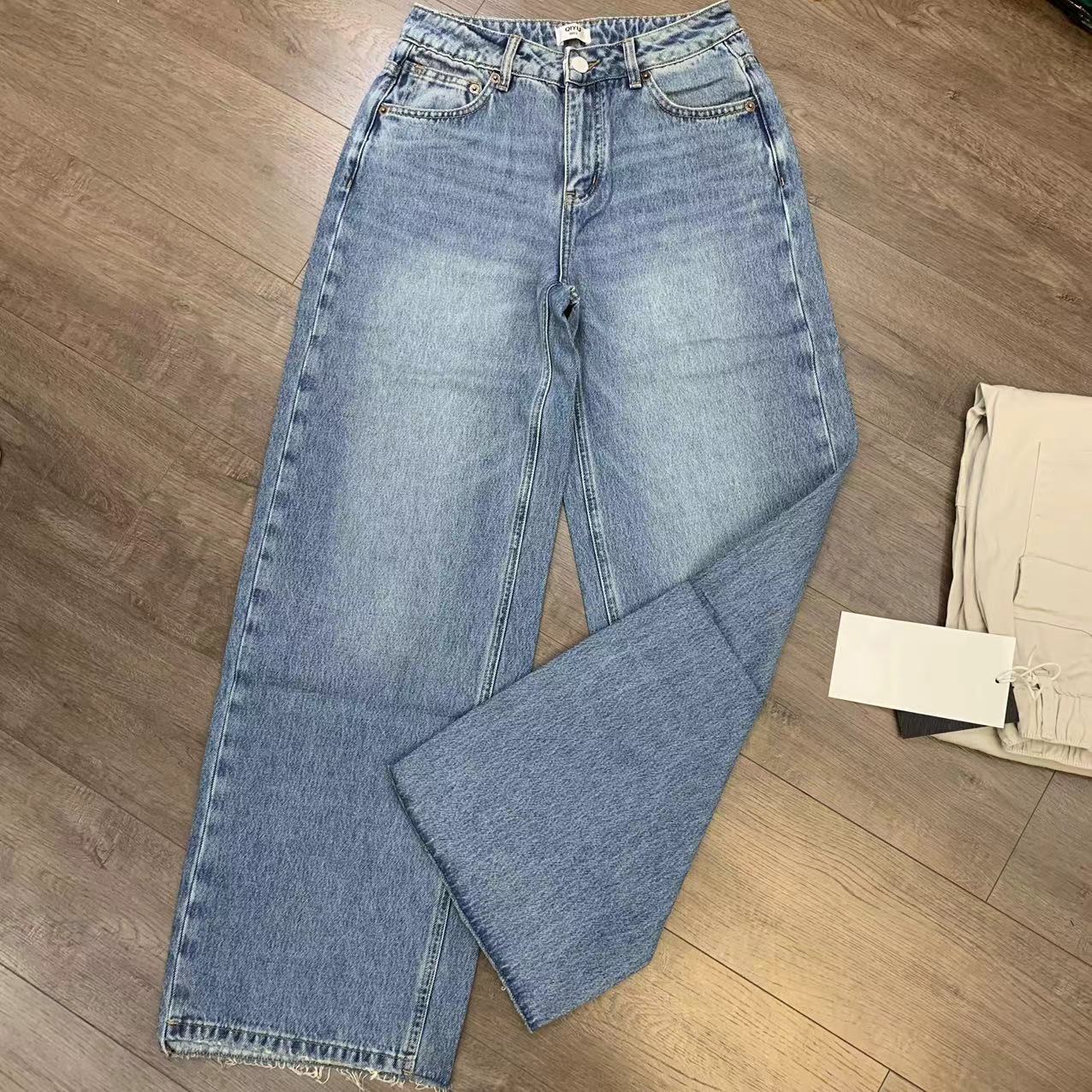 （现货）2025新款直筒牛仔裤6593