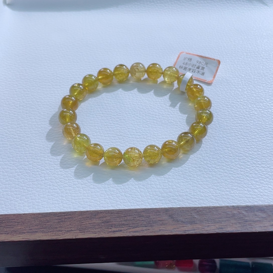 手链未镶嵌碧玺9.2mm左右