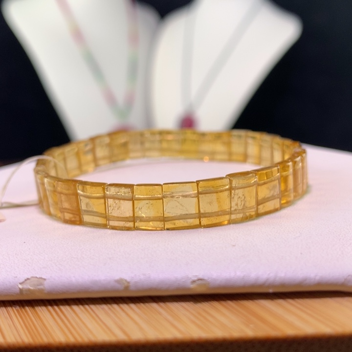 双色碧玺手链未镶嵌