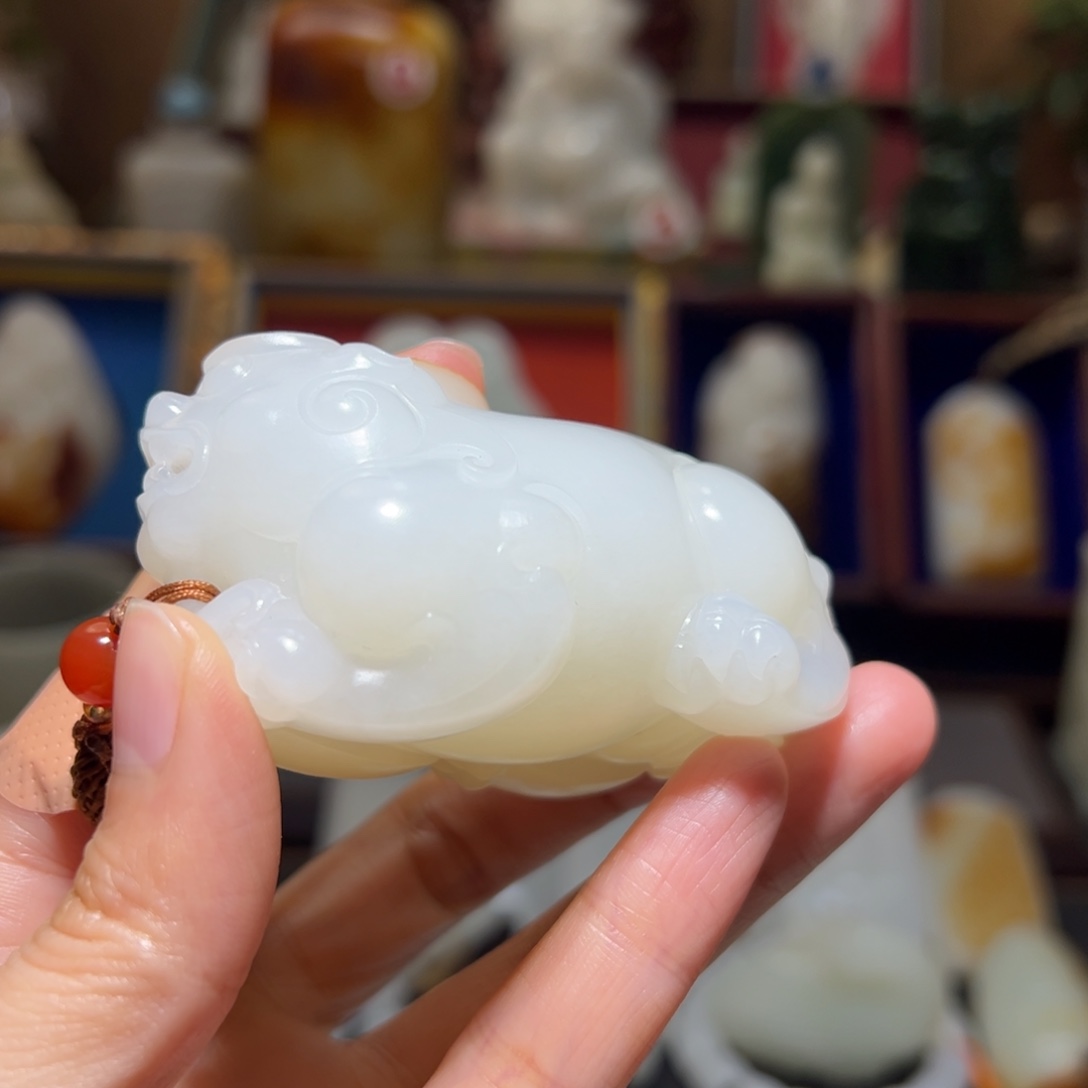 凤***槃和田玉未镶嵌挂件