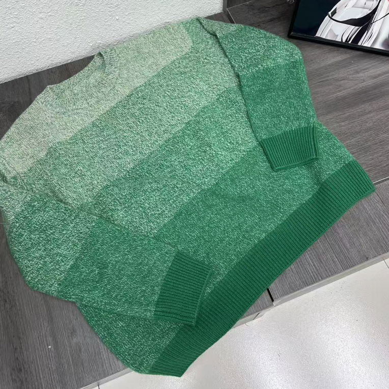 康赛妮花纱！软糯拼色百搭100%山羊绒女百搭显瘦长袖针织打底毛衣