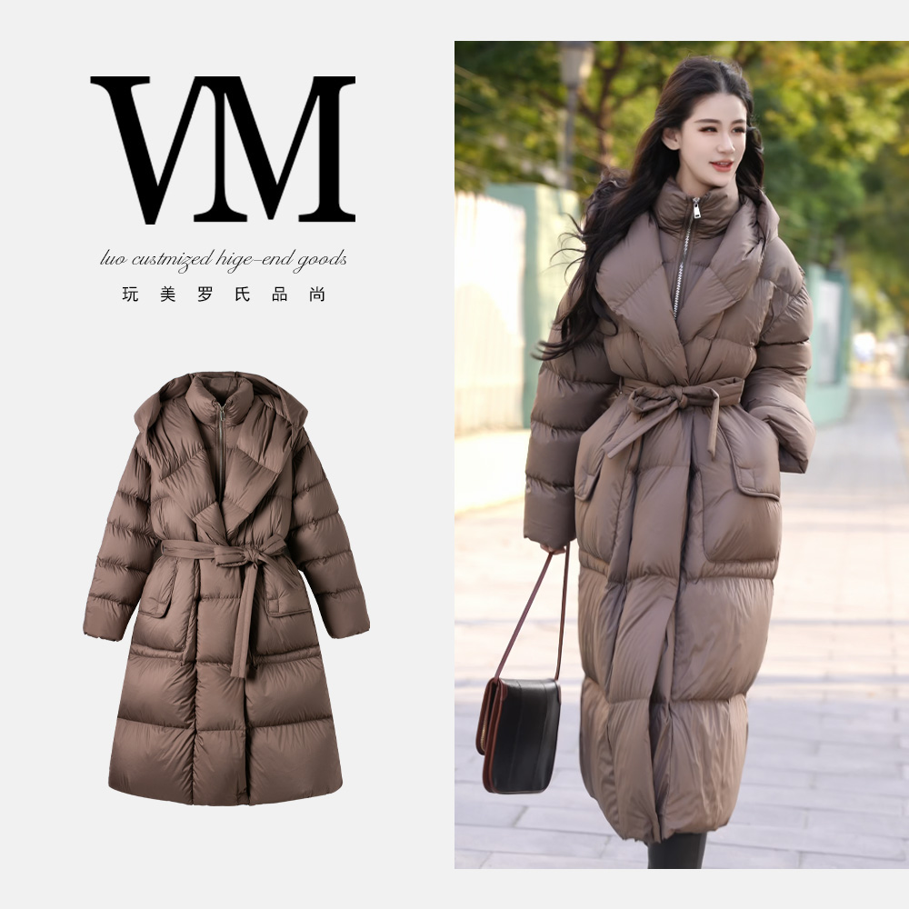 【雪珀】鹅绒服 精品时尚舒适减龄LS82362女款670g106cm