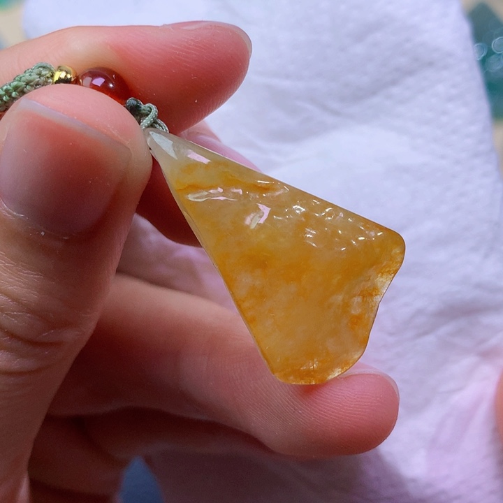 翡翠未镶嵌吊坠(不含链) 4379