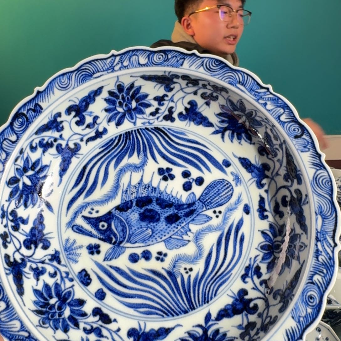 天***公不二说瓷纯手绘杯