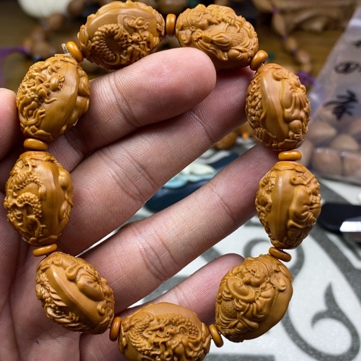 橄榄核手串/手链橄榄核雕工艺手串