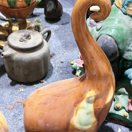 瓦当摆件摆件茶桌茶台陶瓷