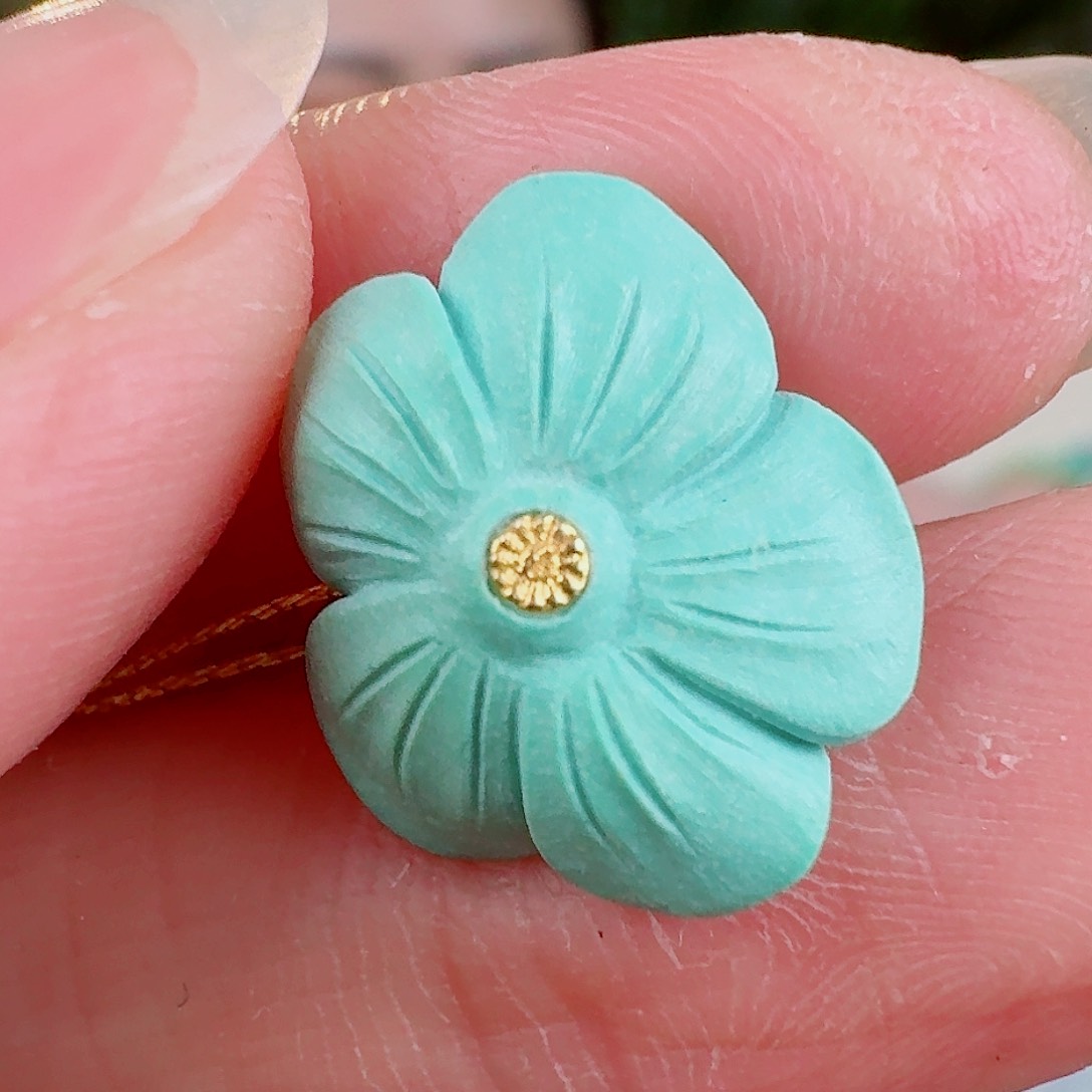 绿松石珠宝奇石未镶嵌