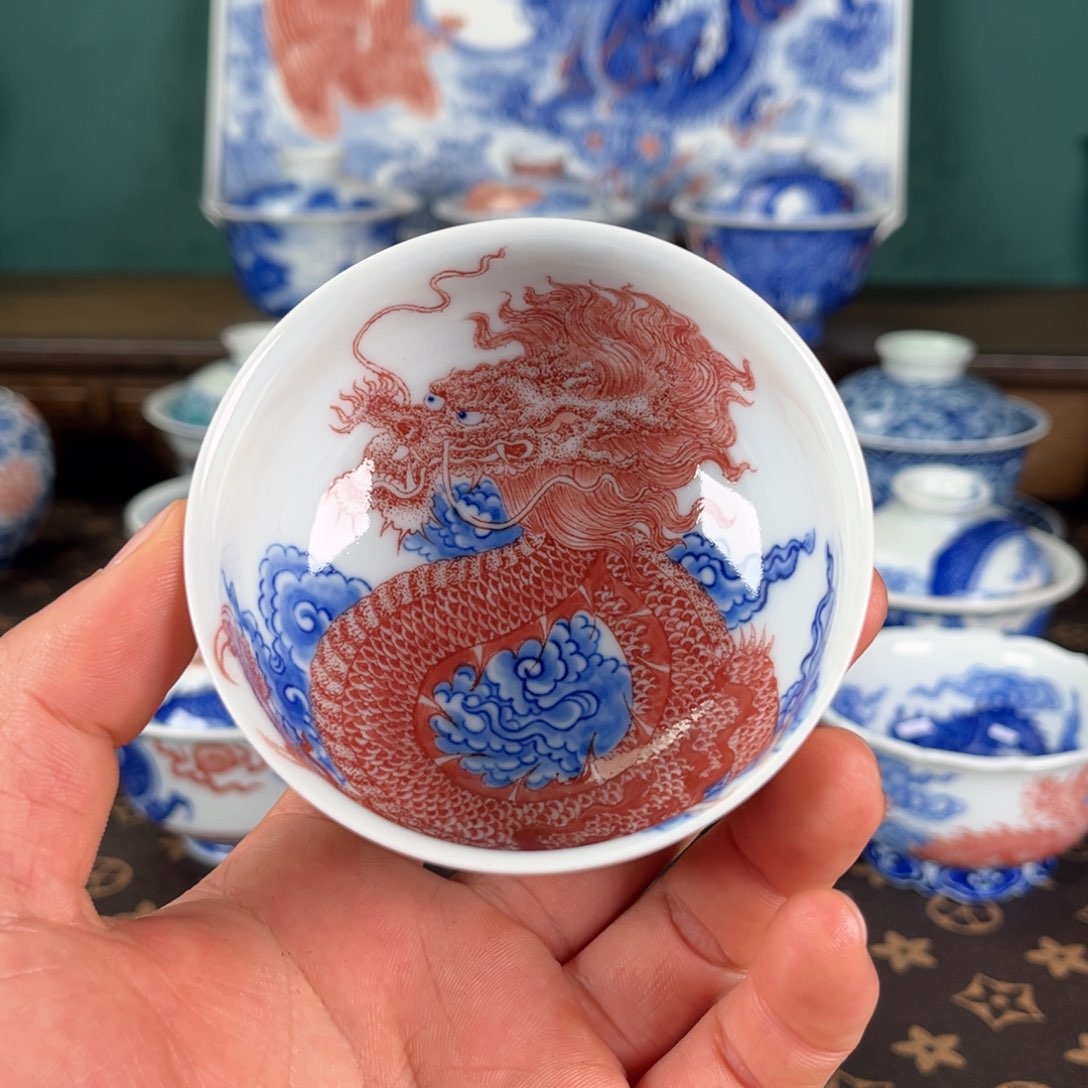 瓷片自成堂景德镇手工手绘