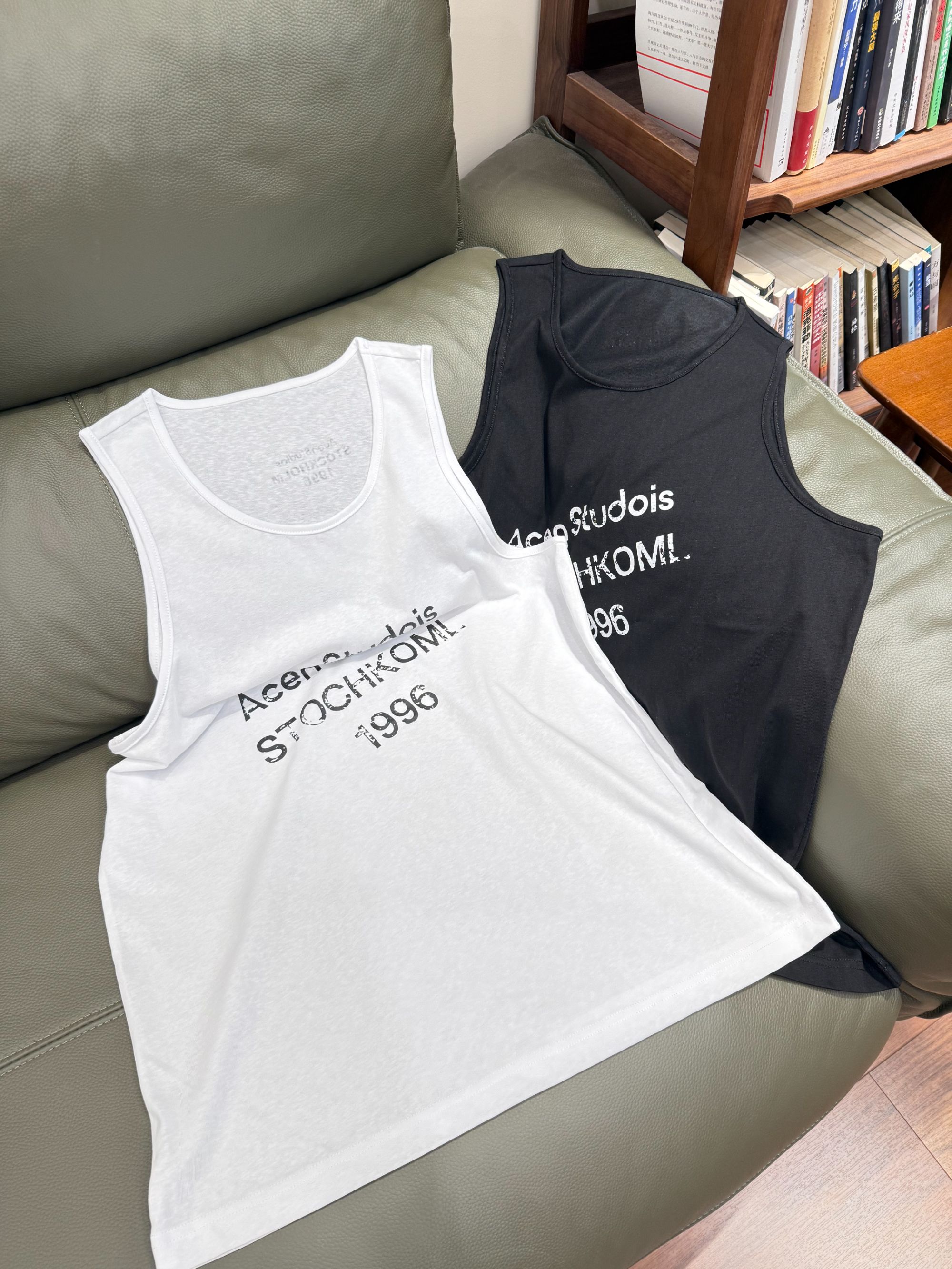 宽松【1996雪花棉无袖背心】男女同款D28231