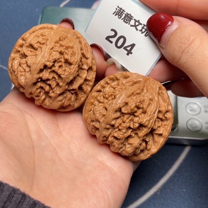 文玩核桃把件粗筋45.204