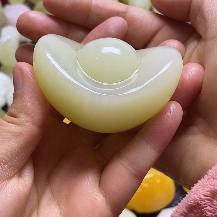 老***板玉天然桌面小摆件