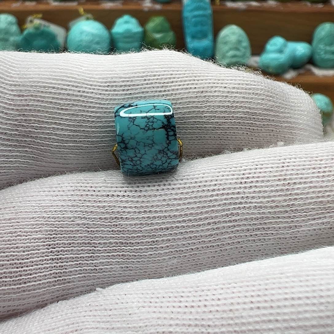 绿松石直切珠 未镶嵌