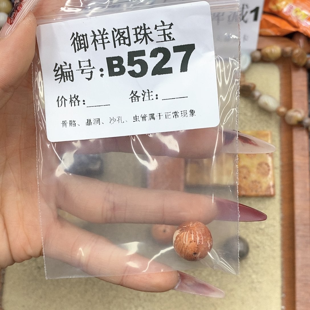 硅化珊瑚（珊瑚玉）颈饰未镶嵌拯***薯