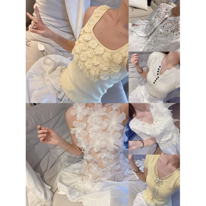 【（300-299）】2025春夏新款时尚休闲气质百搭针织衫上衣