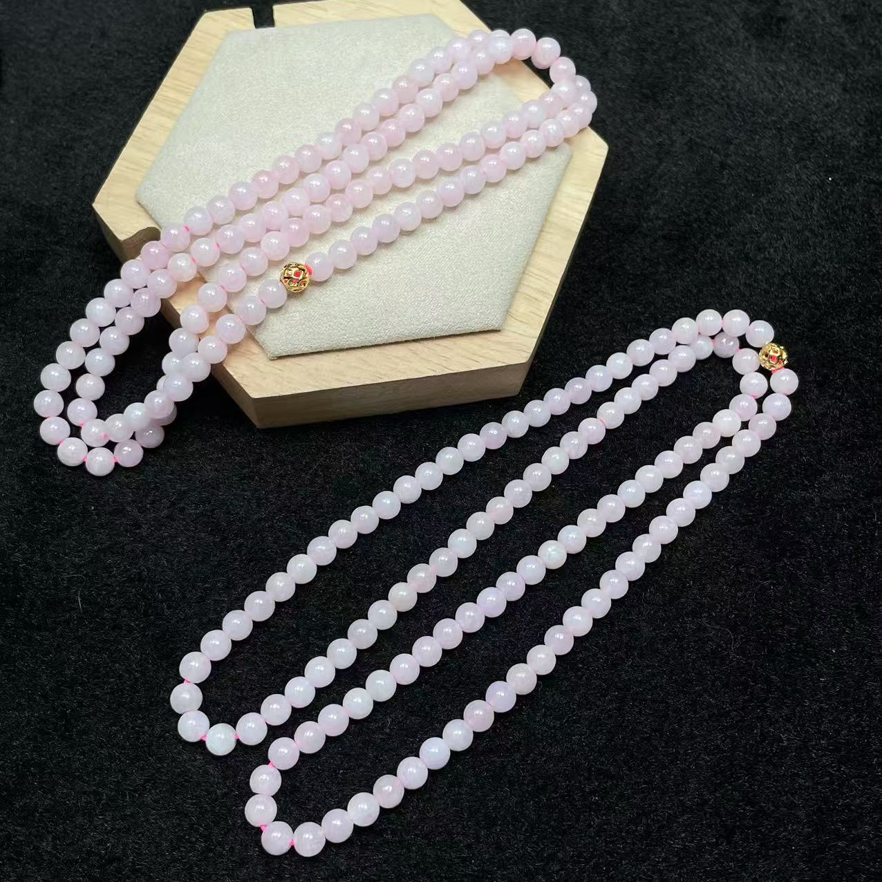 554980T02-3A19-翡翠项链-98颗-5+mm-多样性/发一件