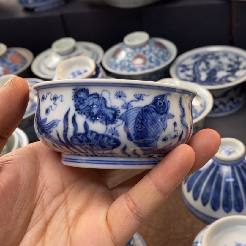 【闪购商品】景德镇青花主人杯