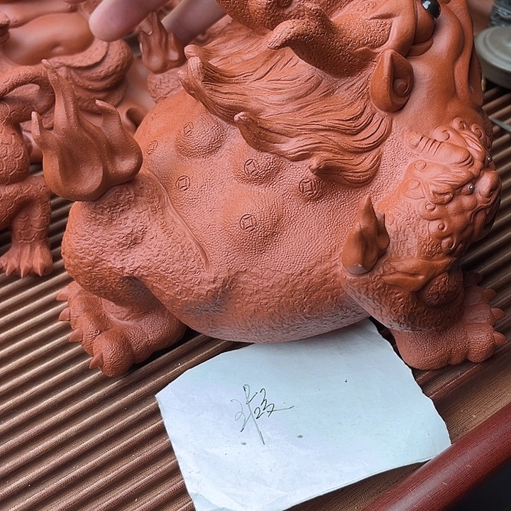 茶***味紫砂茶宠紫砂大金蟾微瑕