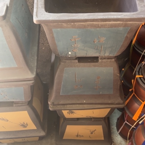 紫砂花盆100-2。100-2