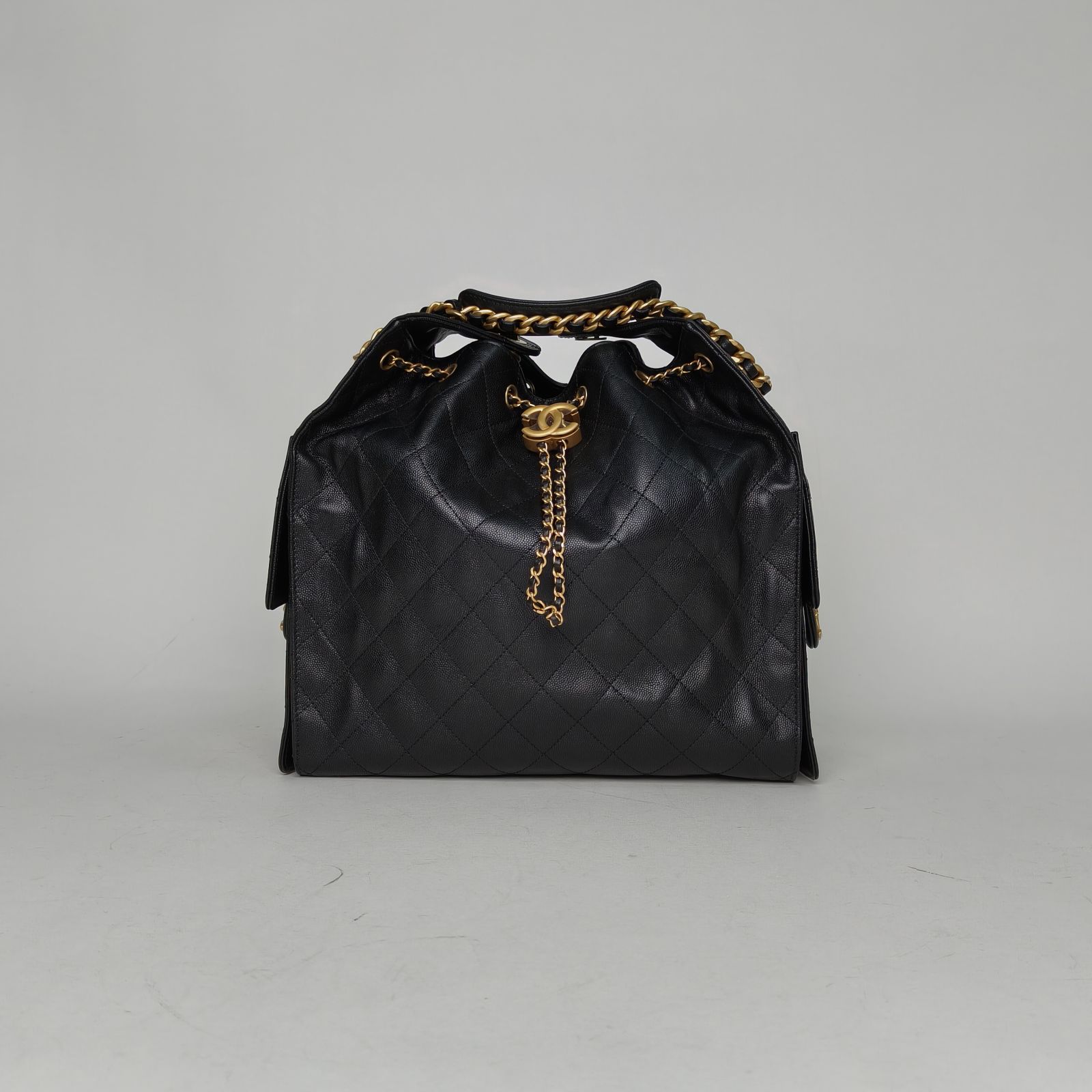 99新 Chanel/香奈儿 【双双】25BAG 腋下单肩包中号 40*30芯片开 