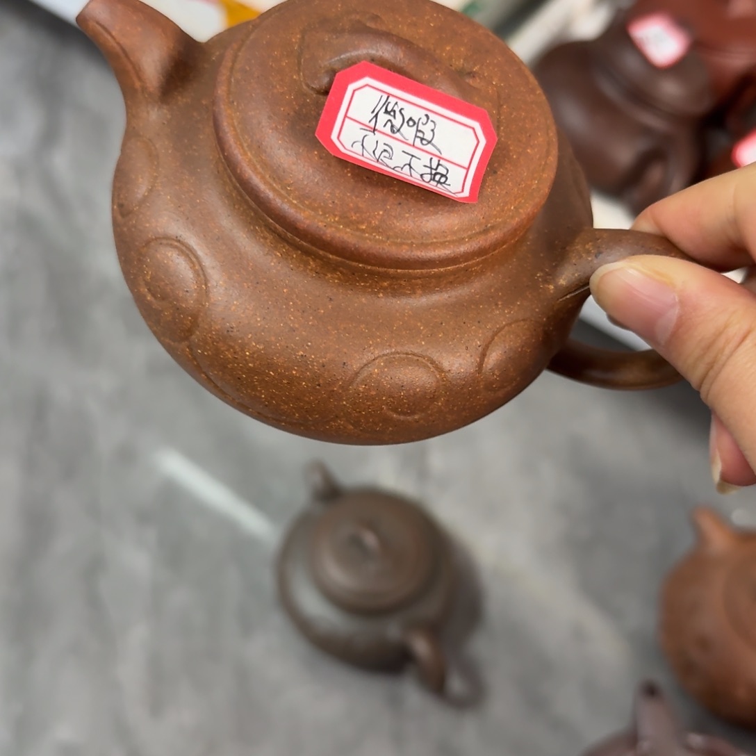 紫砂茶壶黄龙山原矿紫砂