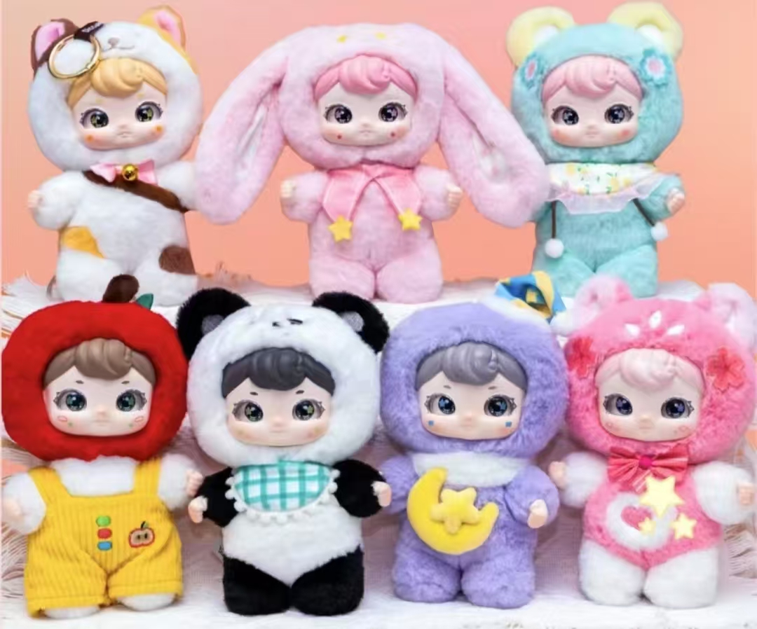 迪可梦可爱毛绒挂件潮玩公仔盲盒