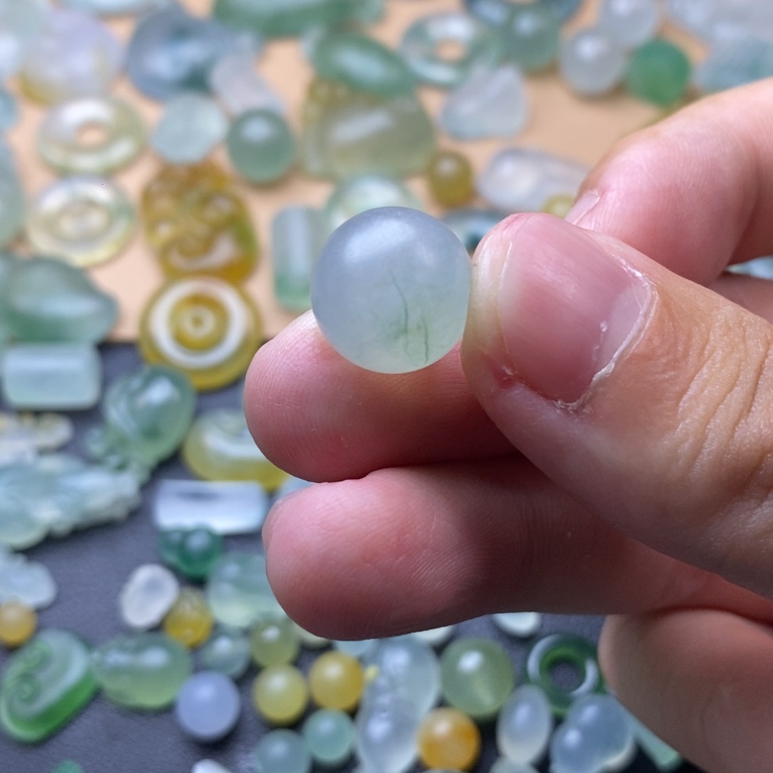 定制翡翠未镶嵌用****8珠子