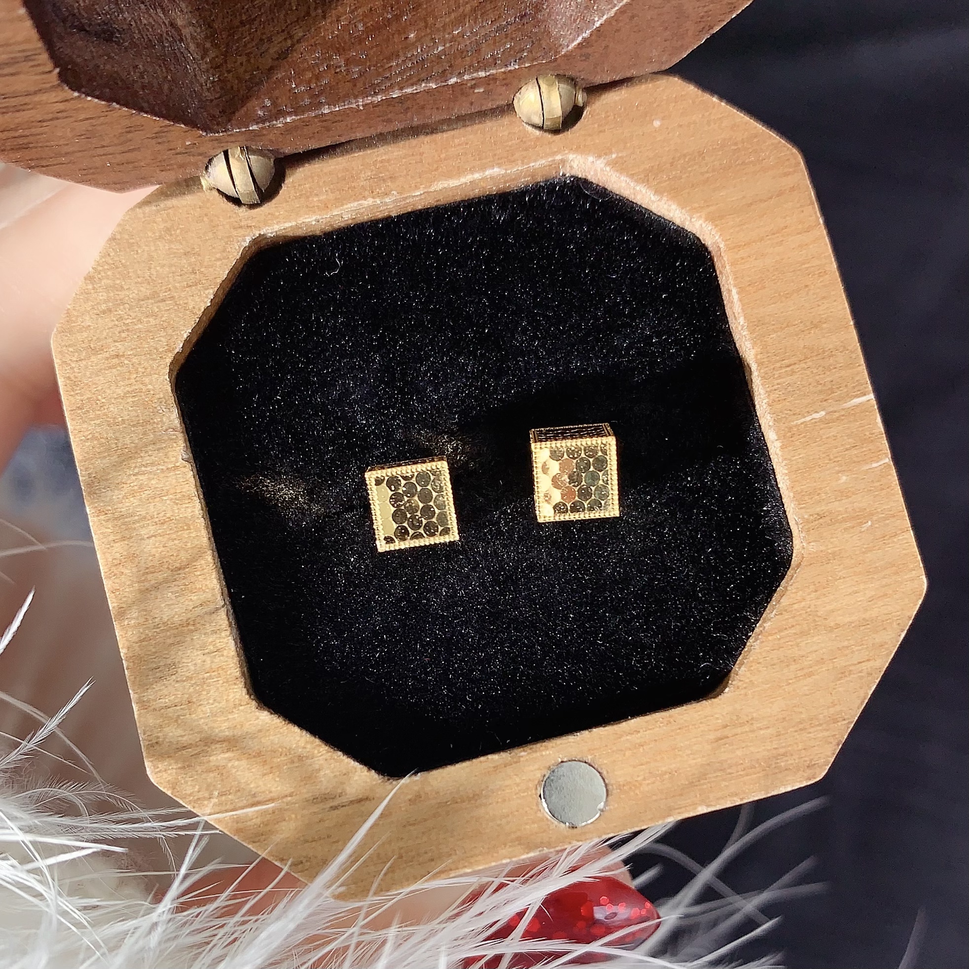 【伟新源】足金999 5G工艺  鱼鳞魔方2.25直针2.25克