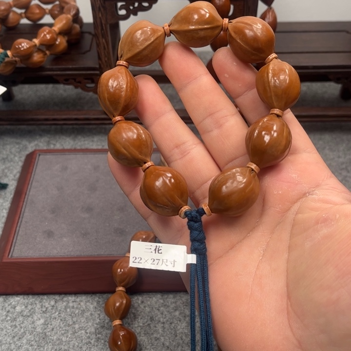 橄榄核手串/手链?****?22*27尺寸