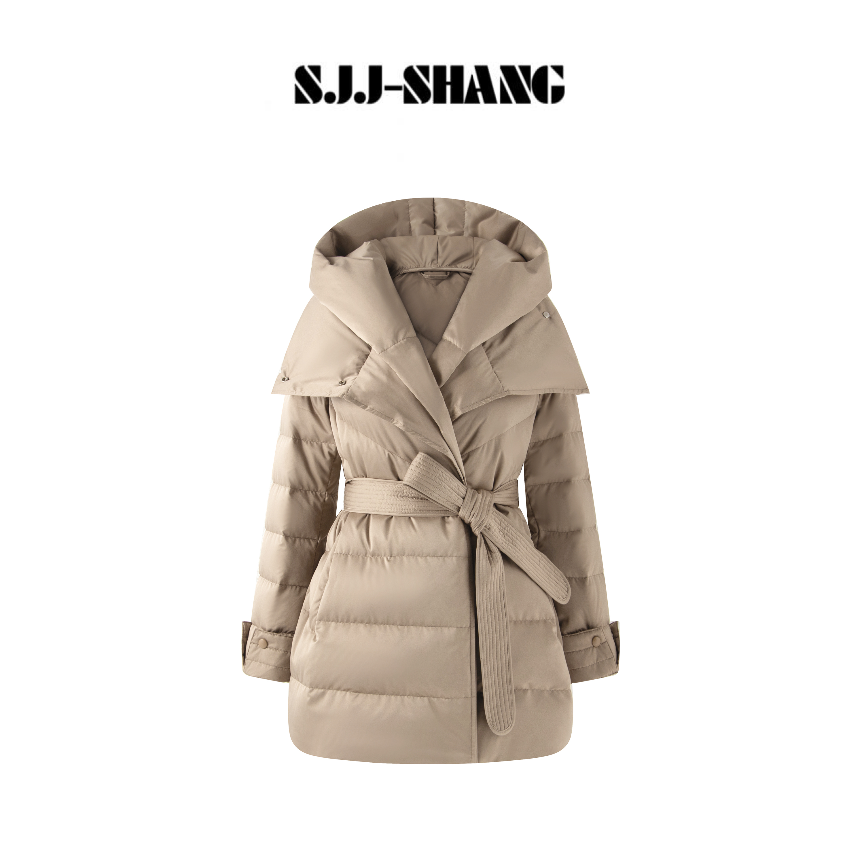 SJJ-SHANG【暖巧序章】高密进口匈牙利90白鹅绒锁温鹅绒服q136251p