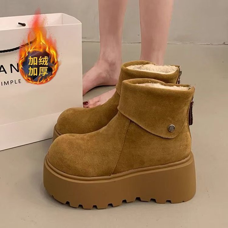 【品牌力荐】现货/7cm！勃肯雪地靴！时尚保暖！