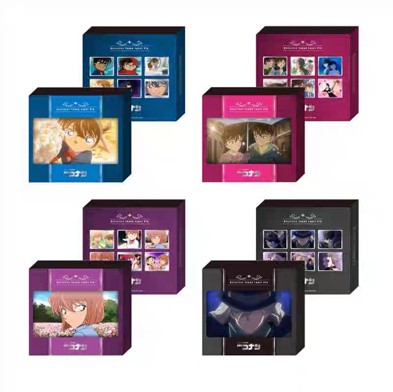 日版名侦探柯南Land金属方吧唧个人池 盲盒代拆