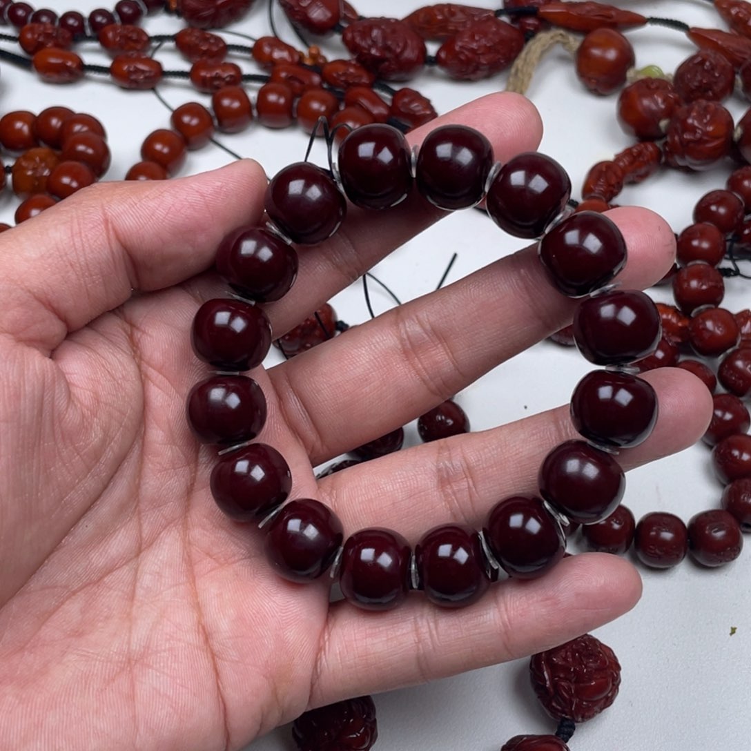 核桃手串/手链*️*光珠