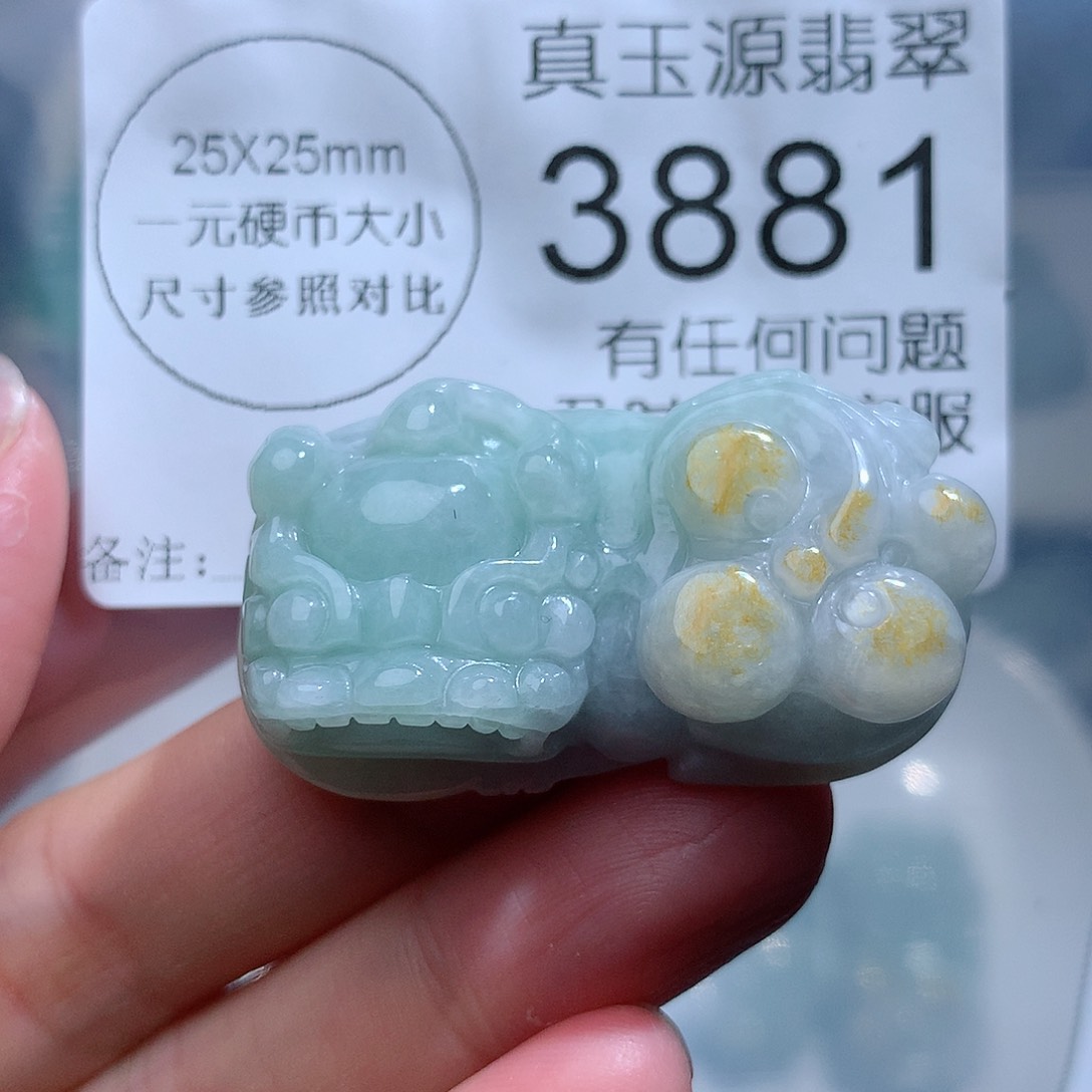 翡翠颈饰未镶嵌3881。
