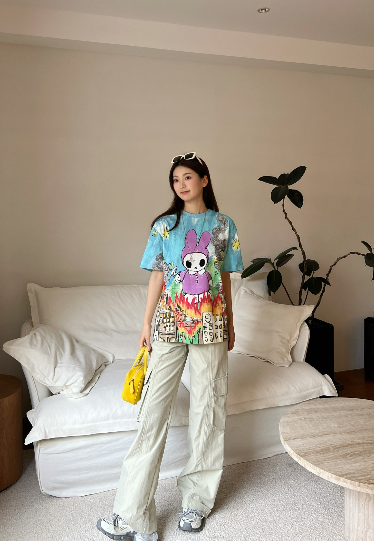Short Sentence短句设计师品牌 小众新款做旧水洗中低腰工装长裤