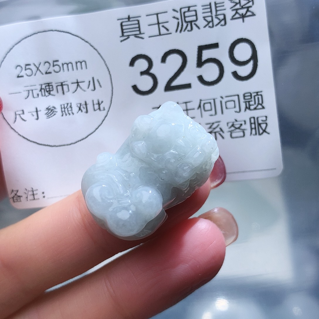 翡翠颈饰未镶嵌3259。