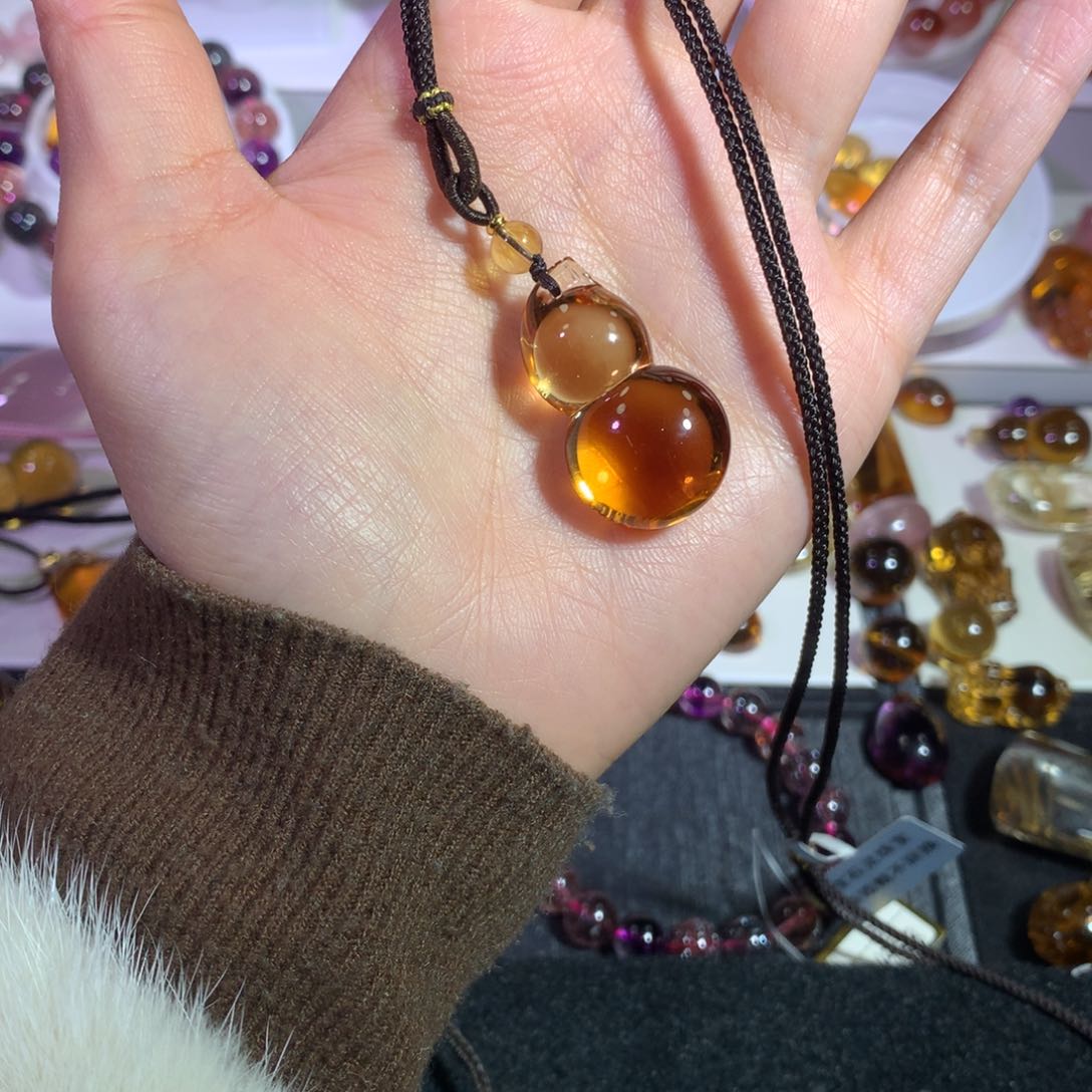 水晶颈饰未镶嵌天然