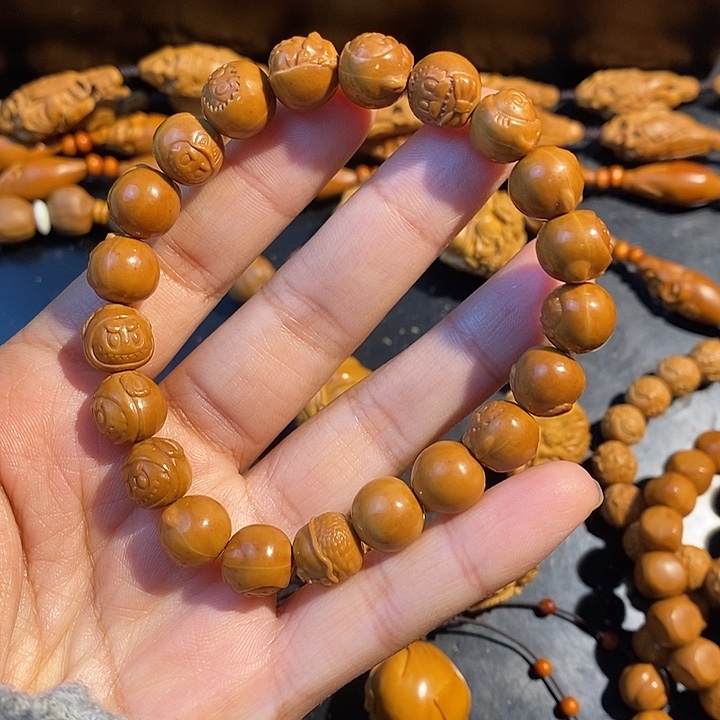 橄榄核手串/手链猴头 