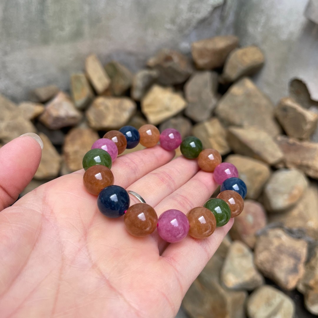 A1202精品彩虹单圈12mm手串