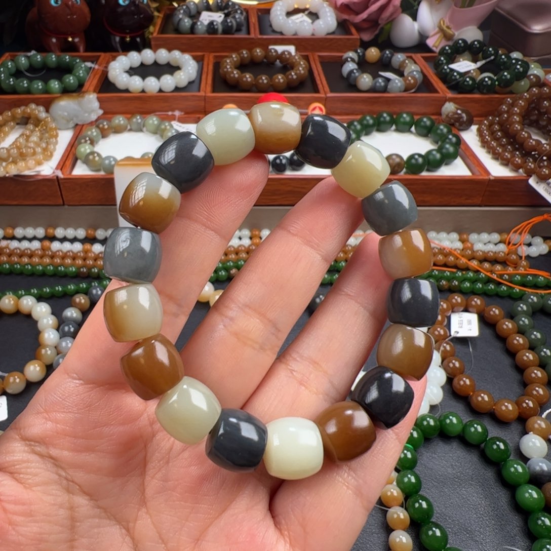 和田玉手链未镶嵌