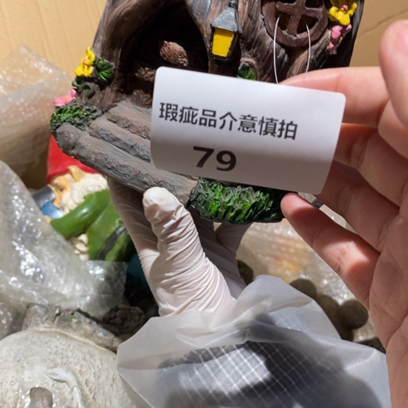 【闪购商品】摆件半**朵陶瓷摆件瑕疵特卖