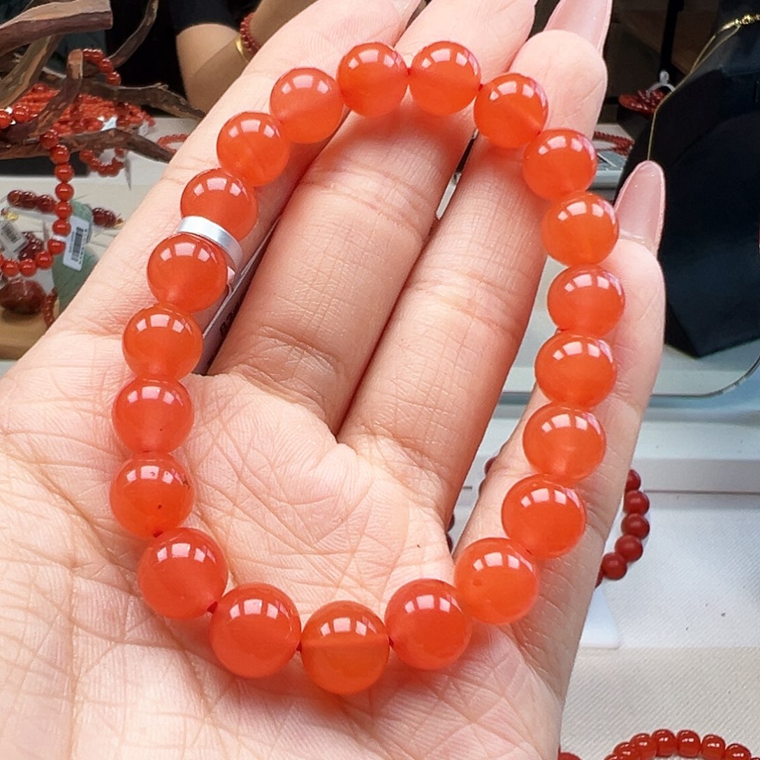 未镶嵌手链南红玛瑙