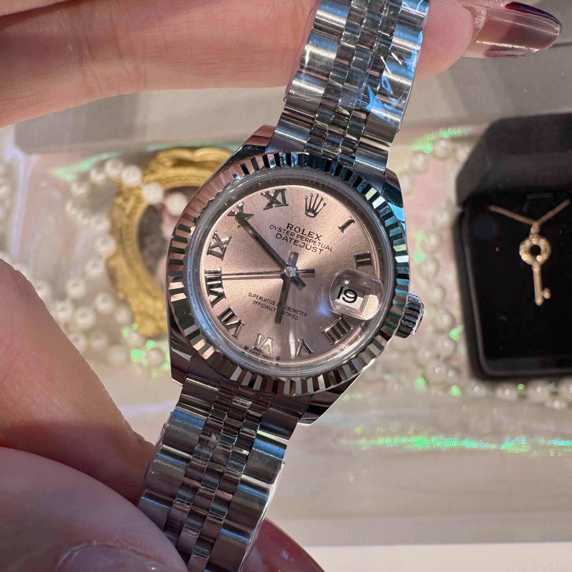 99新 Rolex/劳力士 女装日志//m279174-0001/表径28mm/24全套