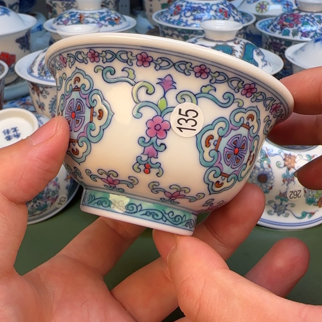 彦祖纯手工手绘茶具135