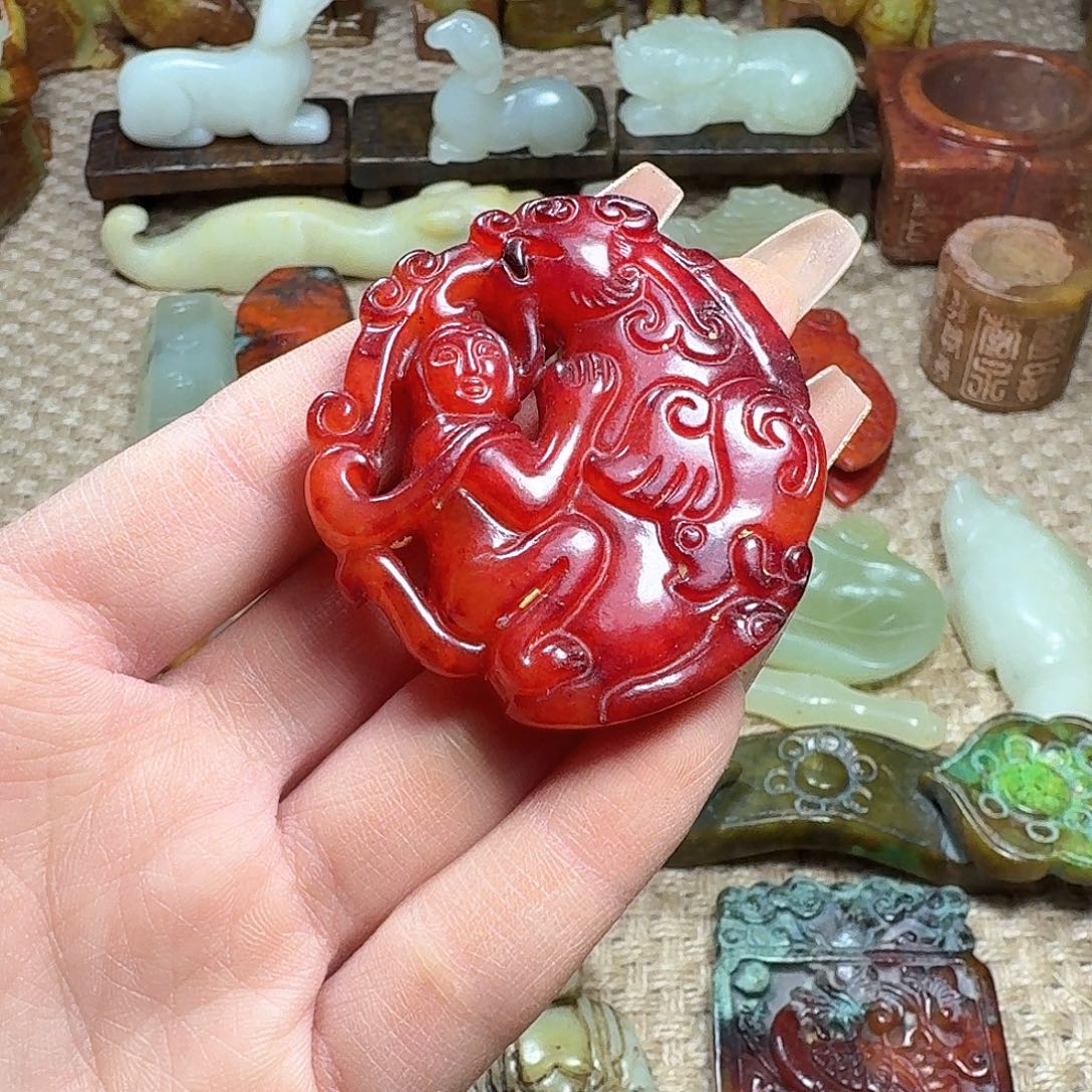 白玉菩提吊坠挂件