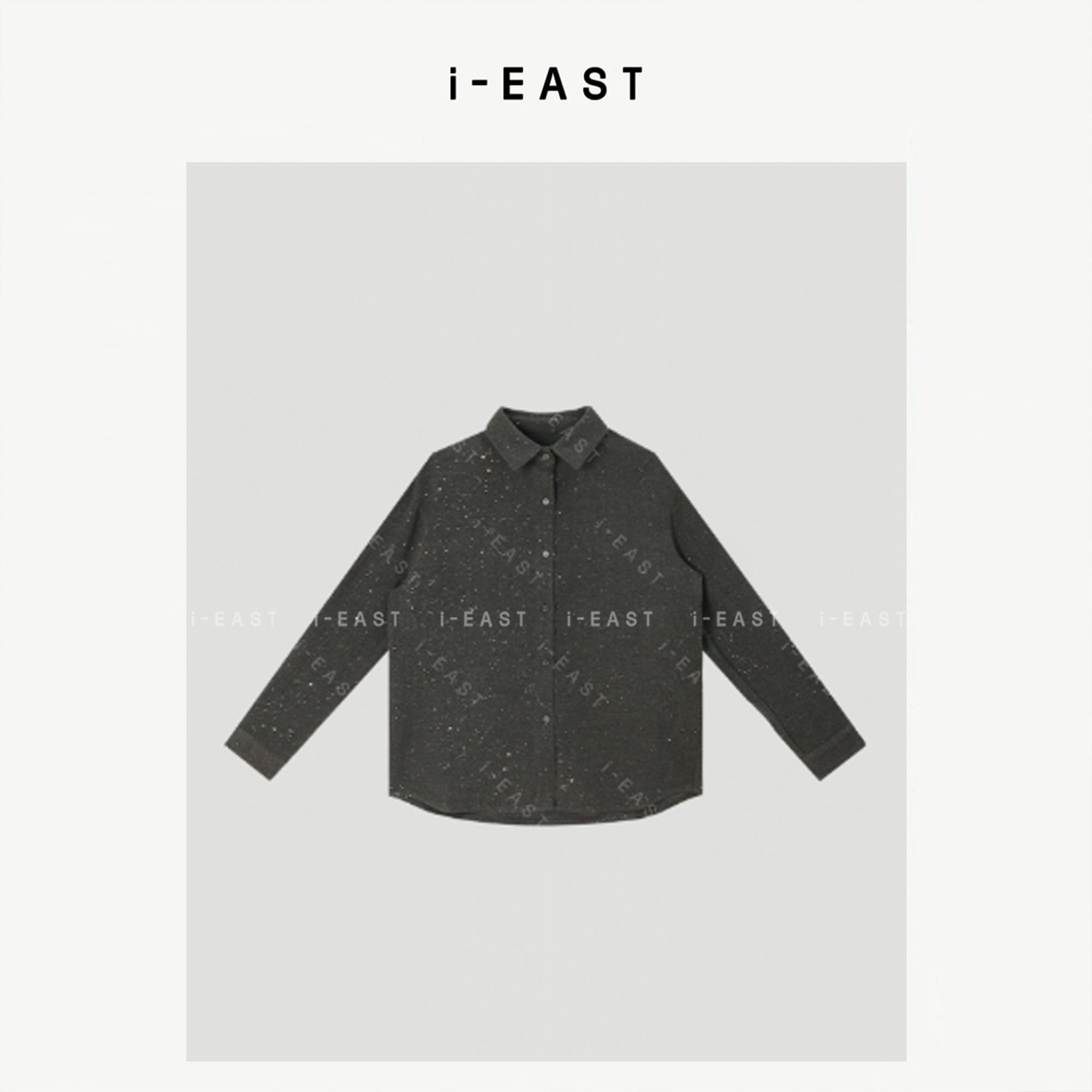 i-EAST 天鹅湖~时尚亮闪闪衬衣裙子套装-4D TZ78471